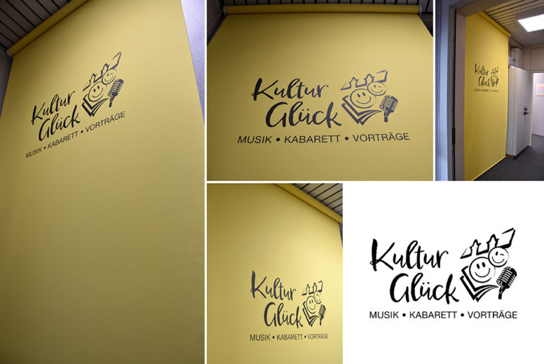 Projekt Logoentwicklung Kulturglück Roll-up
