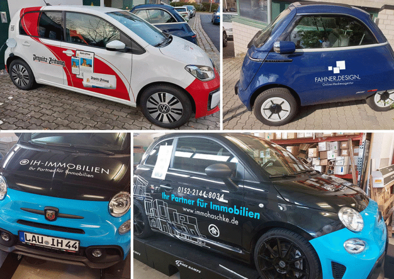 Projekt Autobeschriftungen IH Immobilien, fahnermedien, FAHNER.DESIGN.