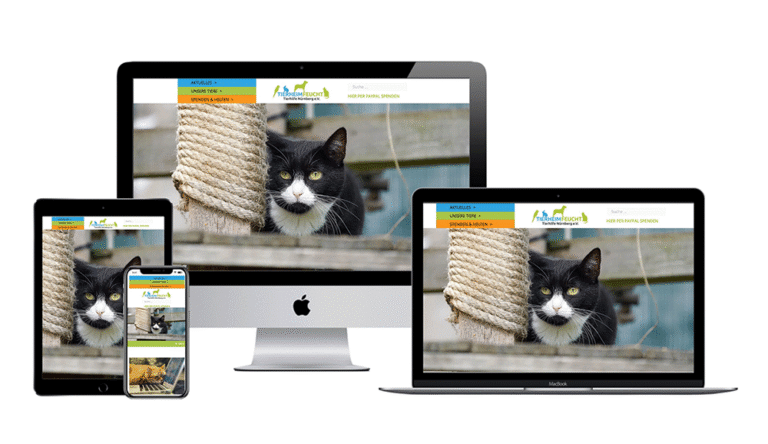 Projekt Website Tierheim Feucht