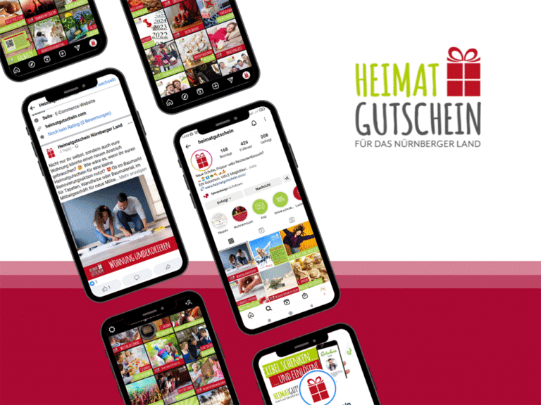 Projekt Social Media Betreuung Heimatgutschein