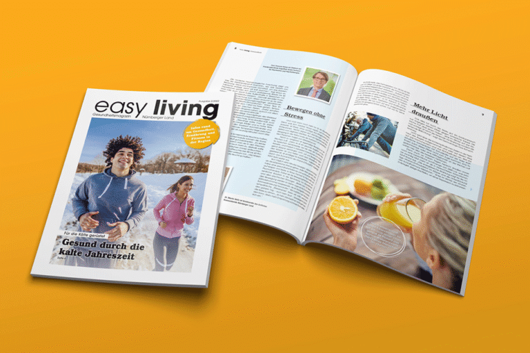 Projekt Gesundheitsmagazin easy living Ausgabe 2